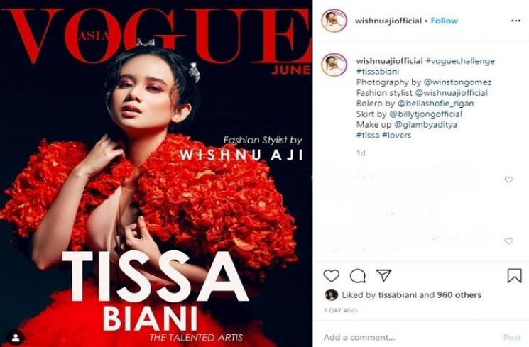 Tissa Biani (Instagram @wishnuajiofficial)
