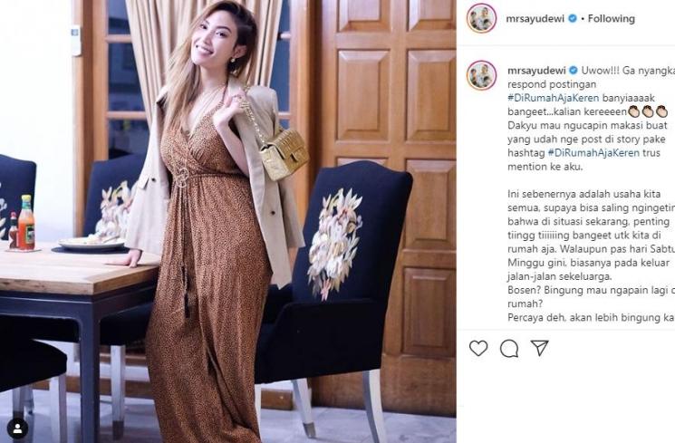 Rumah Ayu Dewi. (Instagram/@mrsayudewi)