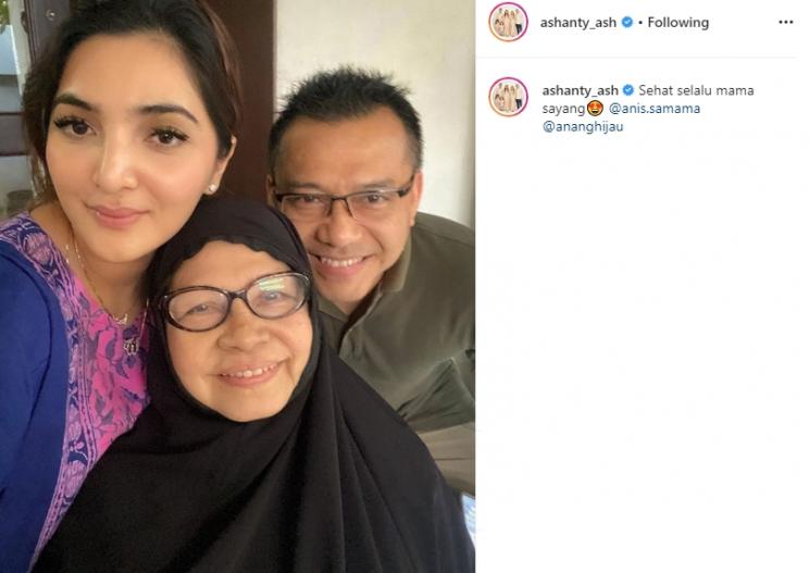 Ashanty dan Ibunda Anang Hermansyah. (Instagram/@anis.samama)