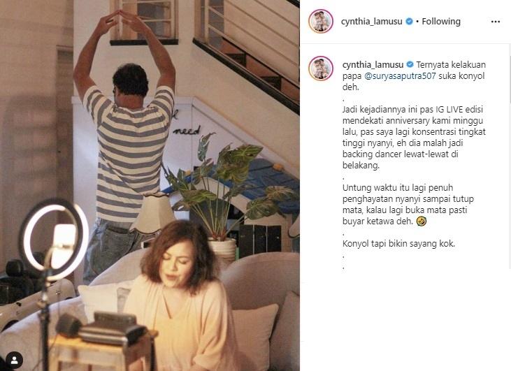 Cynthia Lamusu dan Surya Saputra. (Instagram/@cynthia_lamusu)