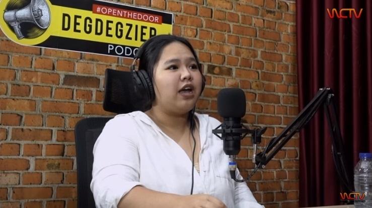Wendy Cagur parodikan podcast Deddy Corbuzier. (YouTube/Wendy Cagur Televisi)