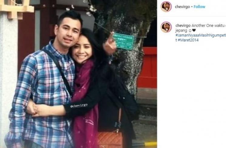 Momen pacaran Raffi Ahmad dan Nagita Slavina. (Instagram/@chevirgo)