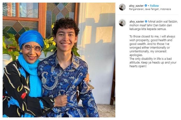 Potret Alvy Xavier. (Instagram/@alvy_xavier)