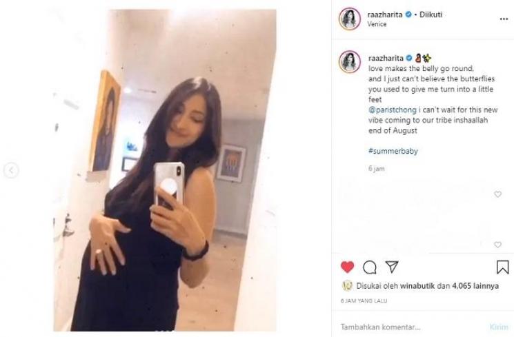 Rahma Azhari pamer baby bump (Instagram @raazharita)