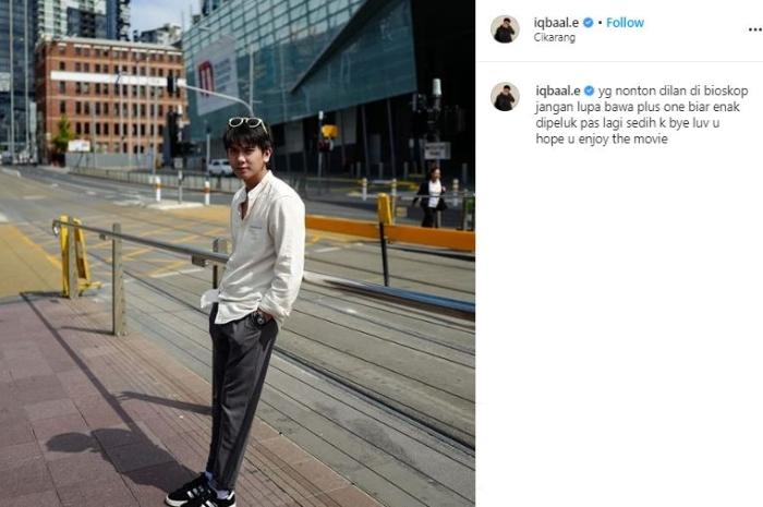 Iqbal Ramadhan. (Instagram/@iqbaal.e)