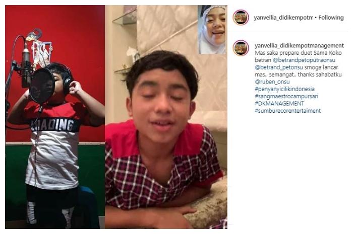 Anak Didi Kempot warisi bakat ayahnya. (Instagram/@yanvellia_dkmanagement)