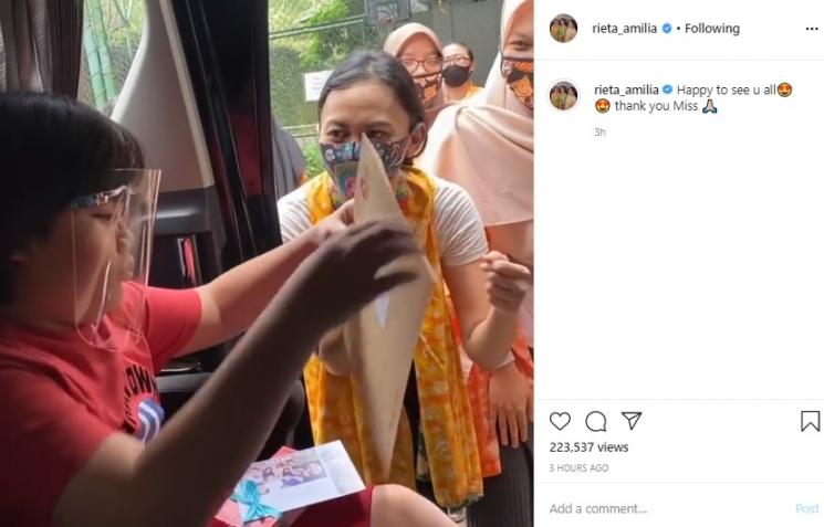 Adik bontot Nagita Slavina. (Instagram/@rieta_amilia)