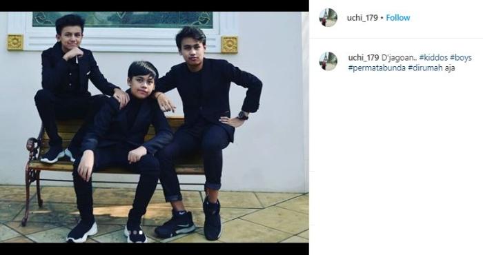 Fari Hugo, putra sulung Ian Kasela. (Instagram/@uchi_179)