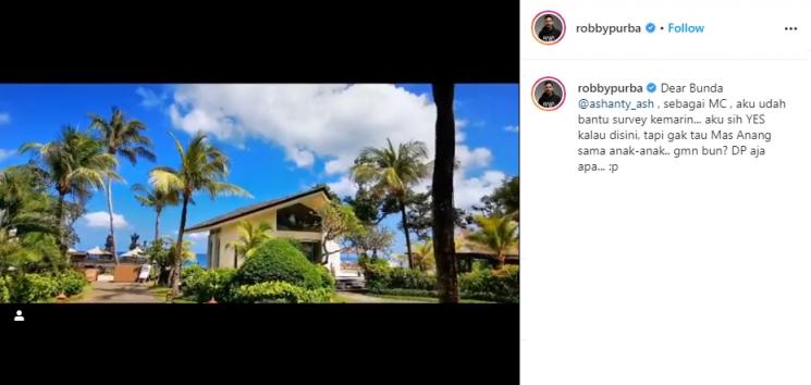 Tempat pernikahan Atta Halilintar dan Aurel Hermansyah. (Instagram/@robbypurba)