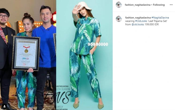 Nagita Slavina dan Raffi Ahmad dapat rekor MURI. (Instagram/@raffinagita1717)