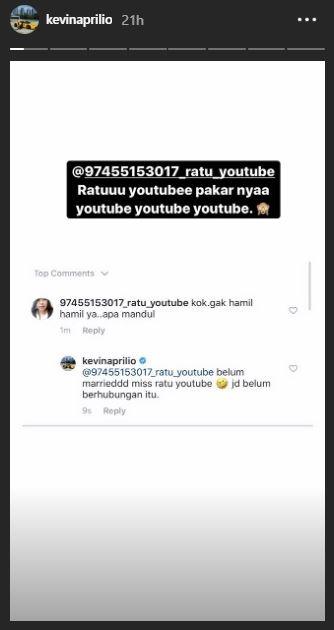 Kevin Aprilio sindir balik haters. (Instagram/@kevinaprilio)