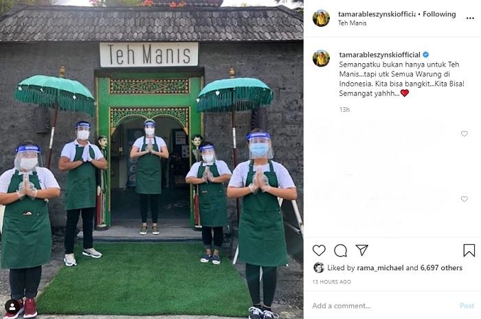 Restoran Teh Manis milik Tamara Bleszynski (Instagram @tamarableszynskiofficial)