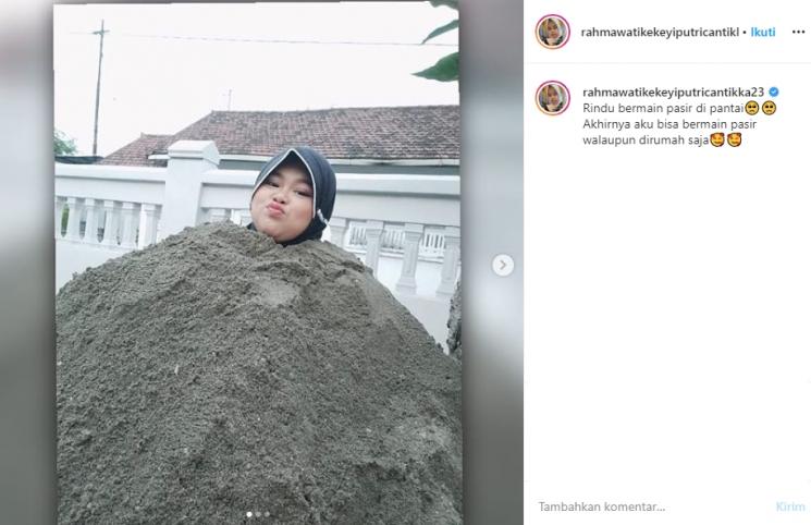 Kekeyi (Instagram/@rahmawatikekeyiputricantikka23)