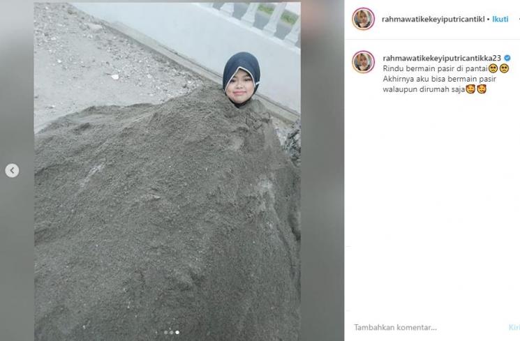 Kekeyi (Instagram/@rahmawatikekeyiputricantikka23)
