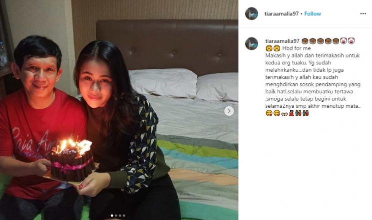 Tiara Amalia dan Ginanjar (Instagram/@tiaraamalia97)