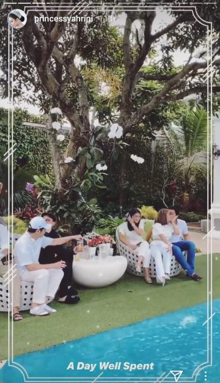 Ultah Reino Barack (Instagram/@princessyahrini)