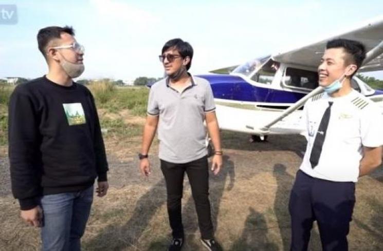 Andre Taulany bersama Raffi Ahmad dan Kapten Vincent [Youtube/Taulany TV]