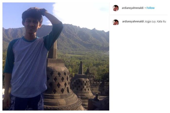 Renaldi Ardiansyah, pacar pertama Ayu Ting Ting. (Instagram/@ardiansyahrenaldi)