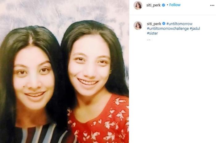 Cici Paramidan dan Siti KDI. (Instagram/@siti_perk)