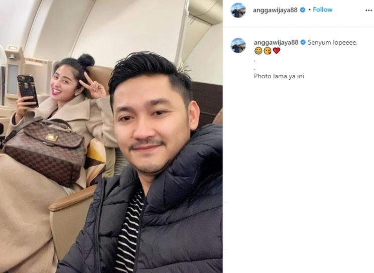 Angga Wijaya dan Dewi Perssik (Instagram/@anggawijaya88)