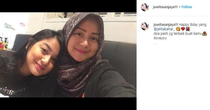 Juwita dan Jelita Bahar. (Instagram/@juwitasanjaya11)