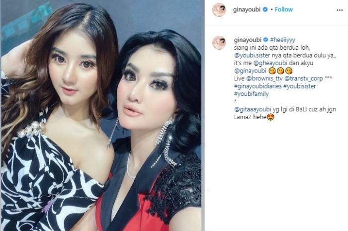Ghea dan Gina Youbi. (Instagram/@ginayoubi)