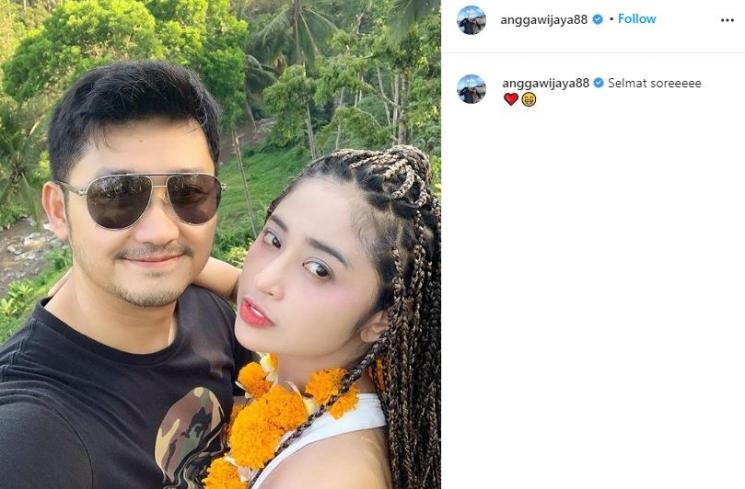 Angga Wijaya dan Dewi Perssik (Instagram/@anggawijaya88)