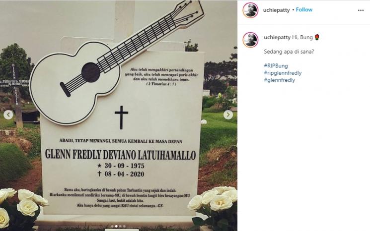 Pusara Glenn Fredly (Instagram/@uchiepatty)