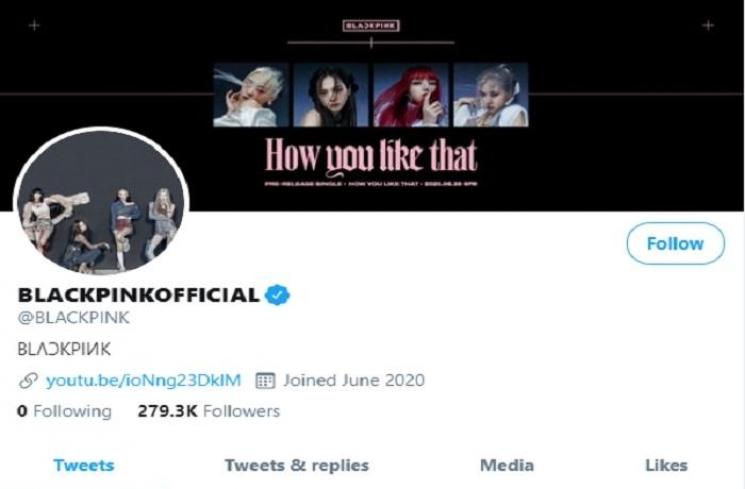 Akun Twitter resmi BLACKPINK (Twitter @BLACKPINK)
