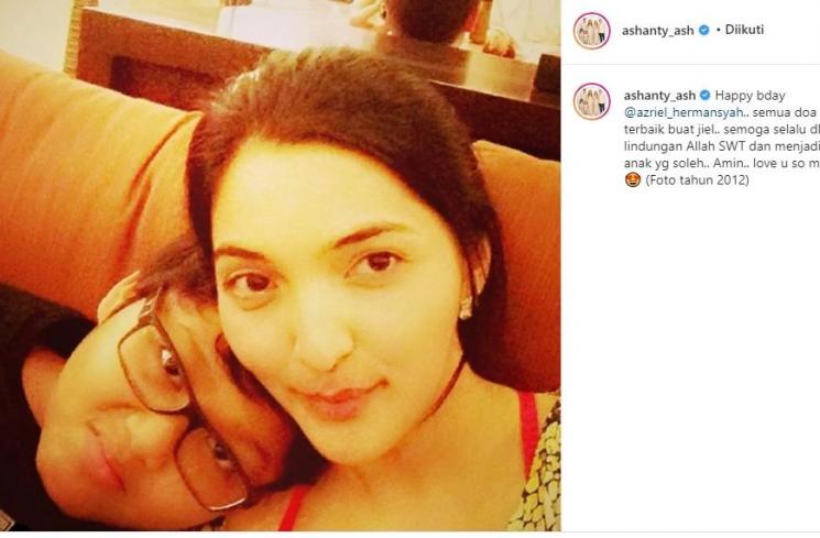 Azriel Hermansyah dan Ashanty (Instagram/@ashanty_ash)