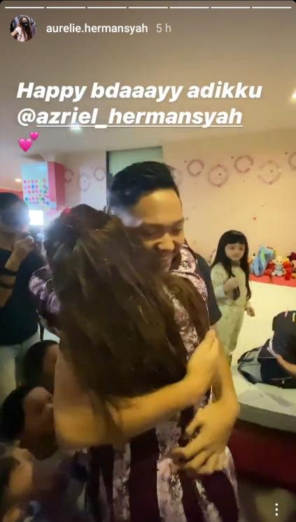 Azriel Hermansyah dan Ashanty (Instagram/@aurelie_hermansyah)