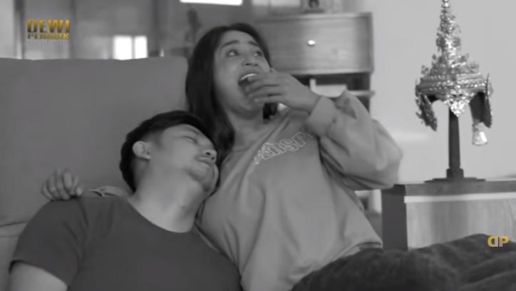 Angga Wijaya dan Dewi Perssik (YouTube/Dewi Perssik)