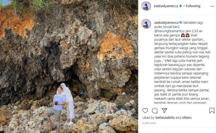 Zaskia Adya Mecca. (Instagram/@zaskiadyamecca)