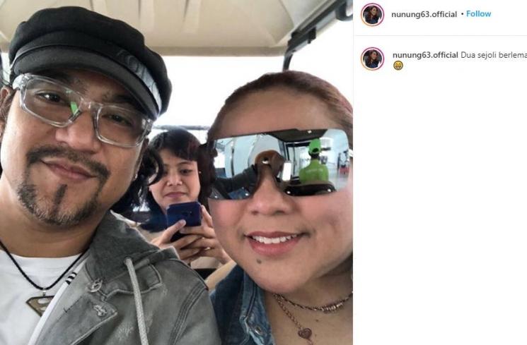 Suami seleb rangkap jadi manajer istri. (Instagram/@nunung63.official)