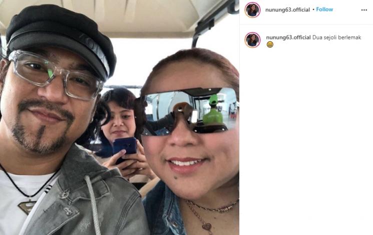 Suami seleb rangkap jadi manajer istri. (Instagram/@nunung63.official)