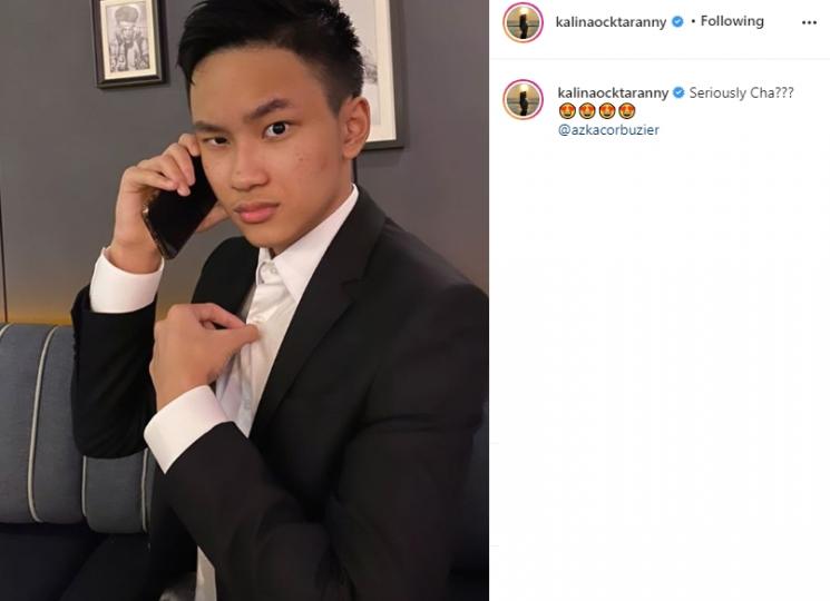 Azka Corbuzier. (Instagram/@kalinaocktaranny)