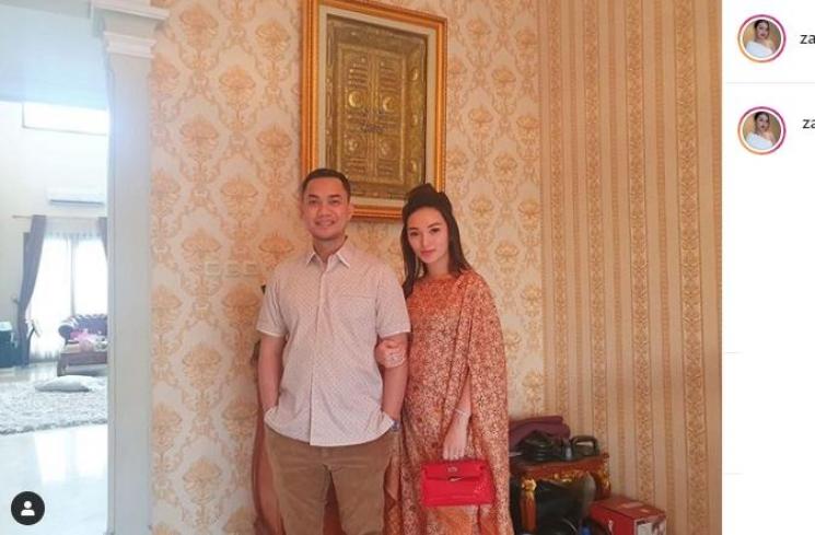 Baby bump Zaskia Gotik. (Instagram/@sirajuddinmahmudsabang)