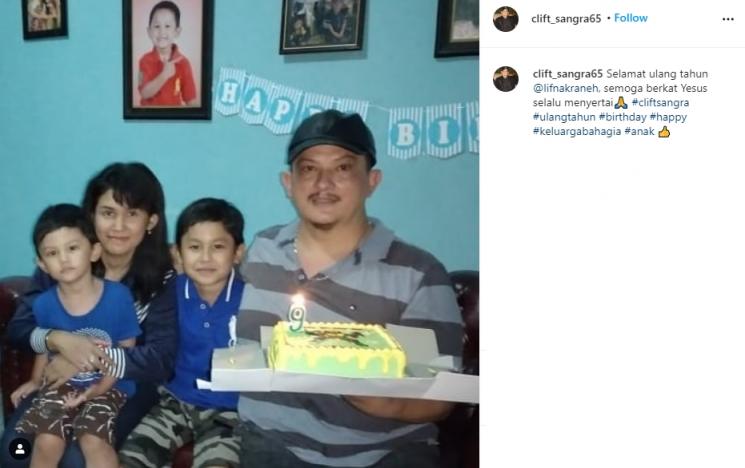 Potret baru Clift Sangra. (Instagram/@clift_sangra65)