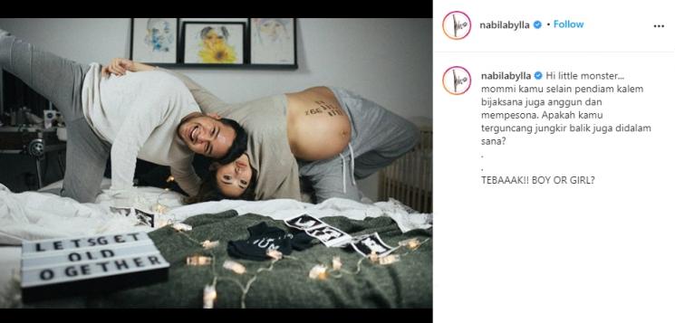 Maternity Shoot Nabila Putri. (Instagram/@nabilabylla)