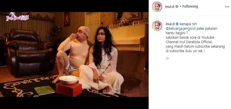 Inul Daratista dan Adam Suseno. (Instagram/@inul.d)