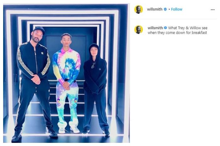 Potret harmonis keluarga Will Smith. (Instagram/@willsmith)