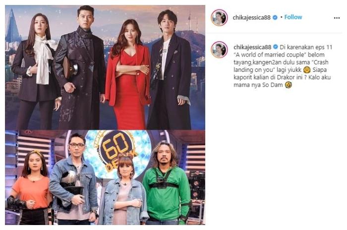 Gaya kompak Chika Jessica dan John Martin. (Instagram/@chikajessica88)
