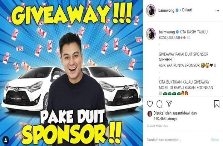 Baim Wong (Instagram @baimwong)