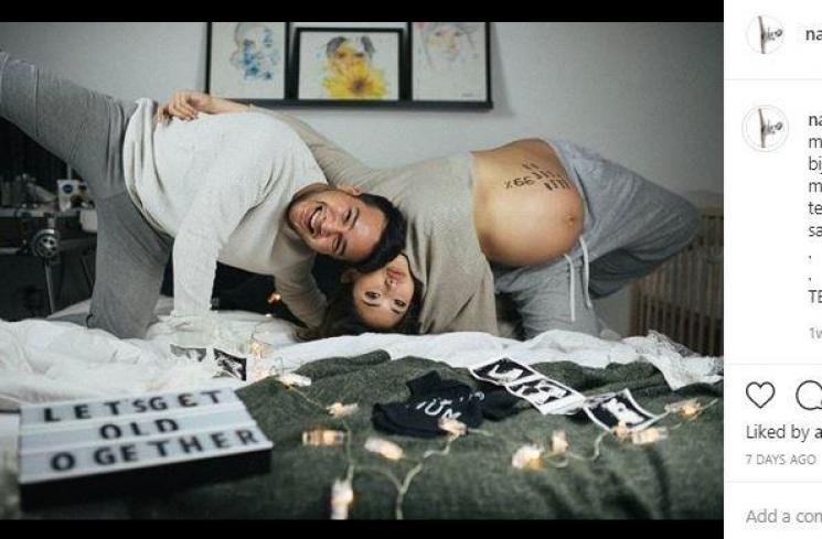 Potret maternity Nabila Putri. (Instagram/@nabilabylla)