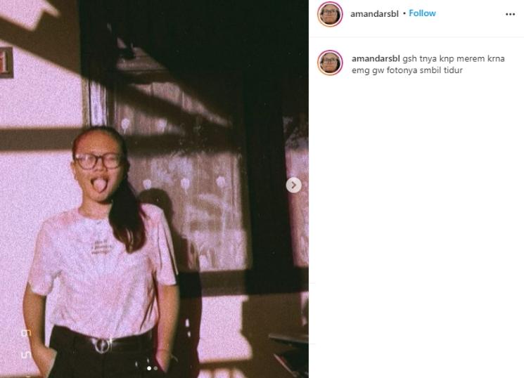 Amanda Putri. (Instagram/@amandarsbl)