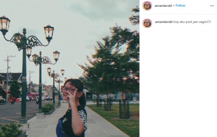 Amanda Putri. (Instagram/@amandarsbl)