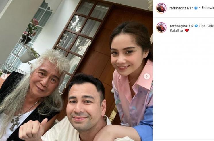 Raffi Ahmad, Nagita Slavina dan Gideon Tengker (Instagram/@raffinagita1717)