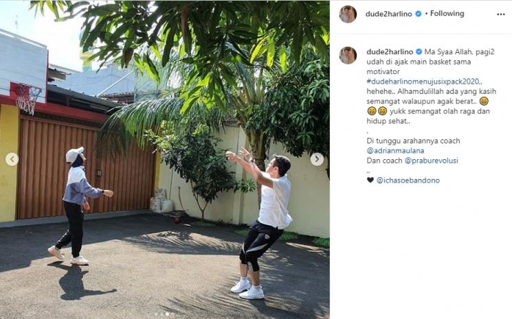 Dude Harlino dan Alyssa Soebandono. (Instagram/@dude2harlino)