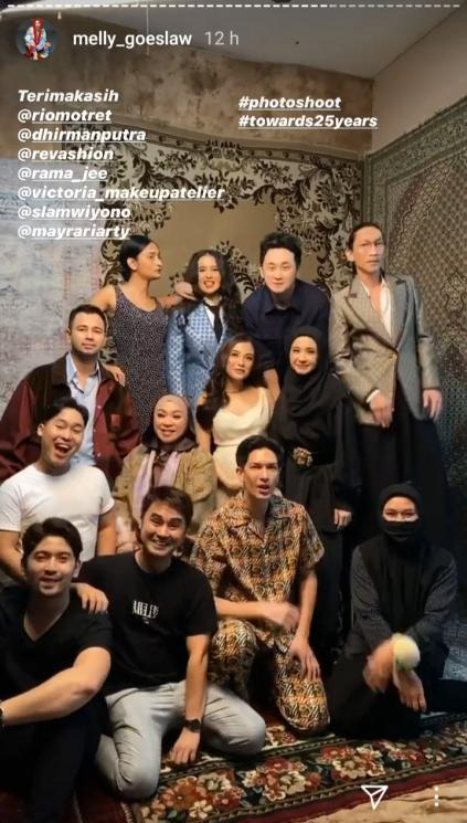 BBB Reunian (Instagram/@melly_goeslaw)