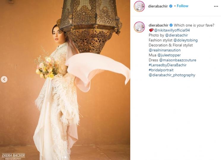 Pemotretan Nikita Willy. (Instagram/@dierabachir)